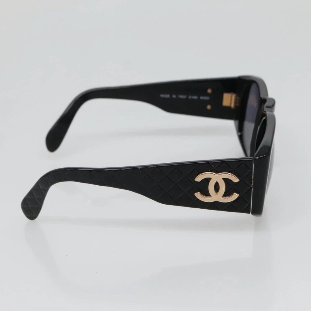 CHANEL Sunglasses plastic Black CC Auth yk19492 - Picture 8 of 12